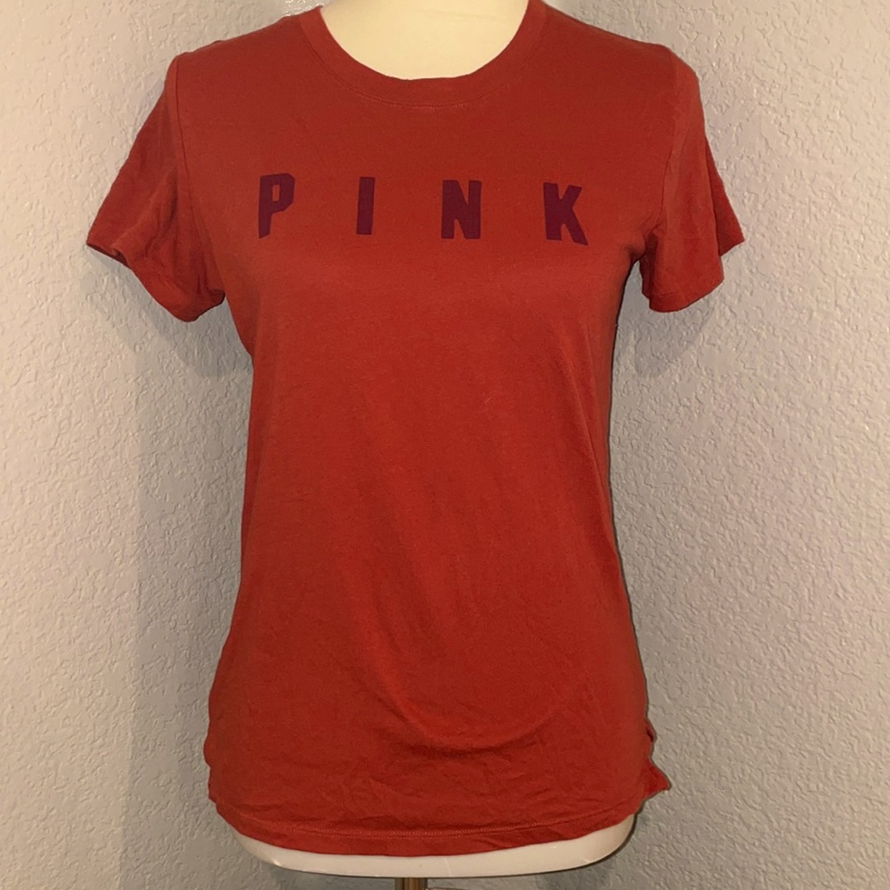 3 for $15💗 PINK by Victoria Secret Sunset Red Tee